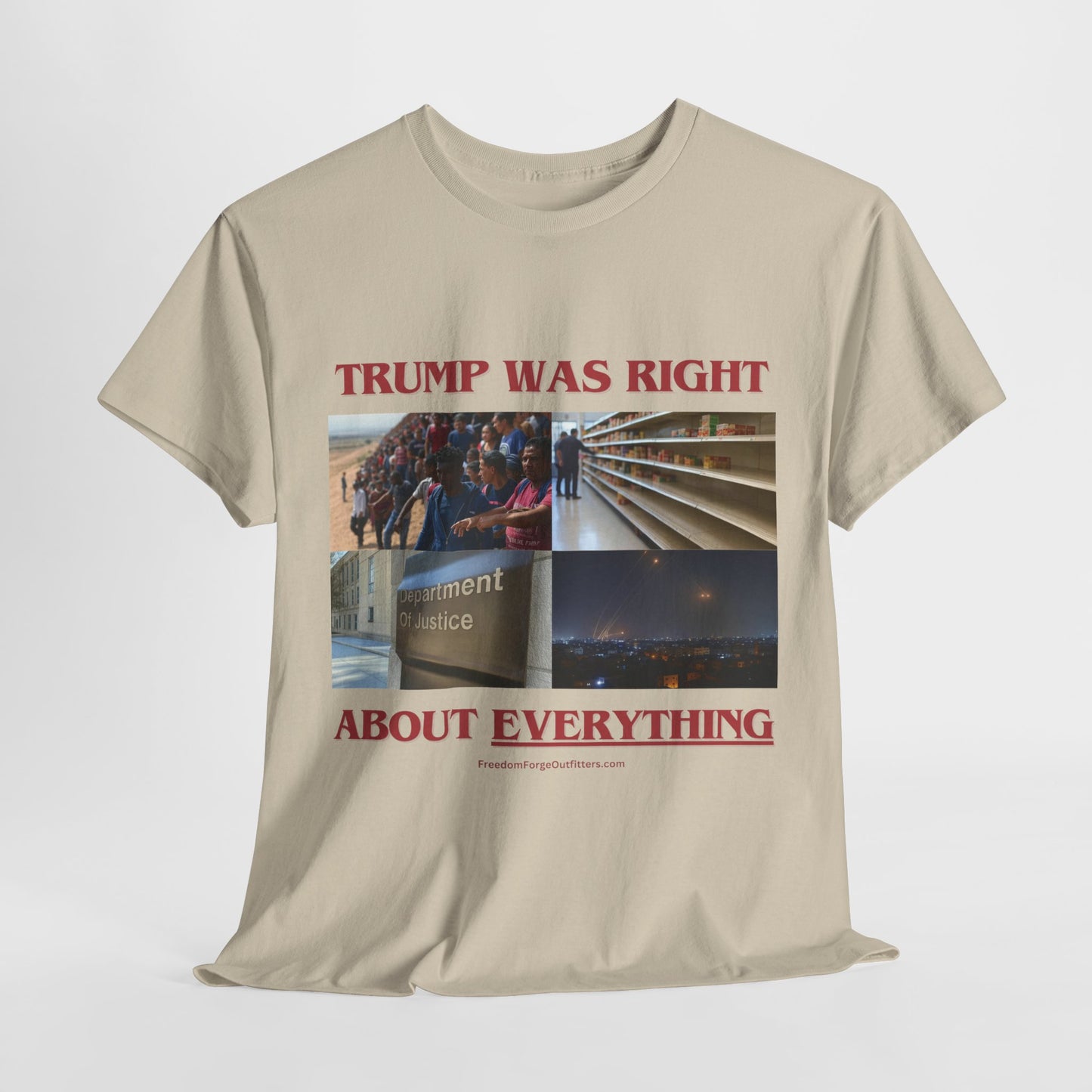 Trump Was Right About Everything T-Shirt – The Ultimate Statement Tee