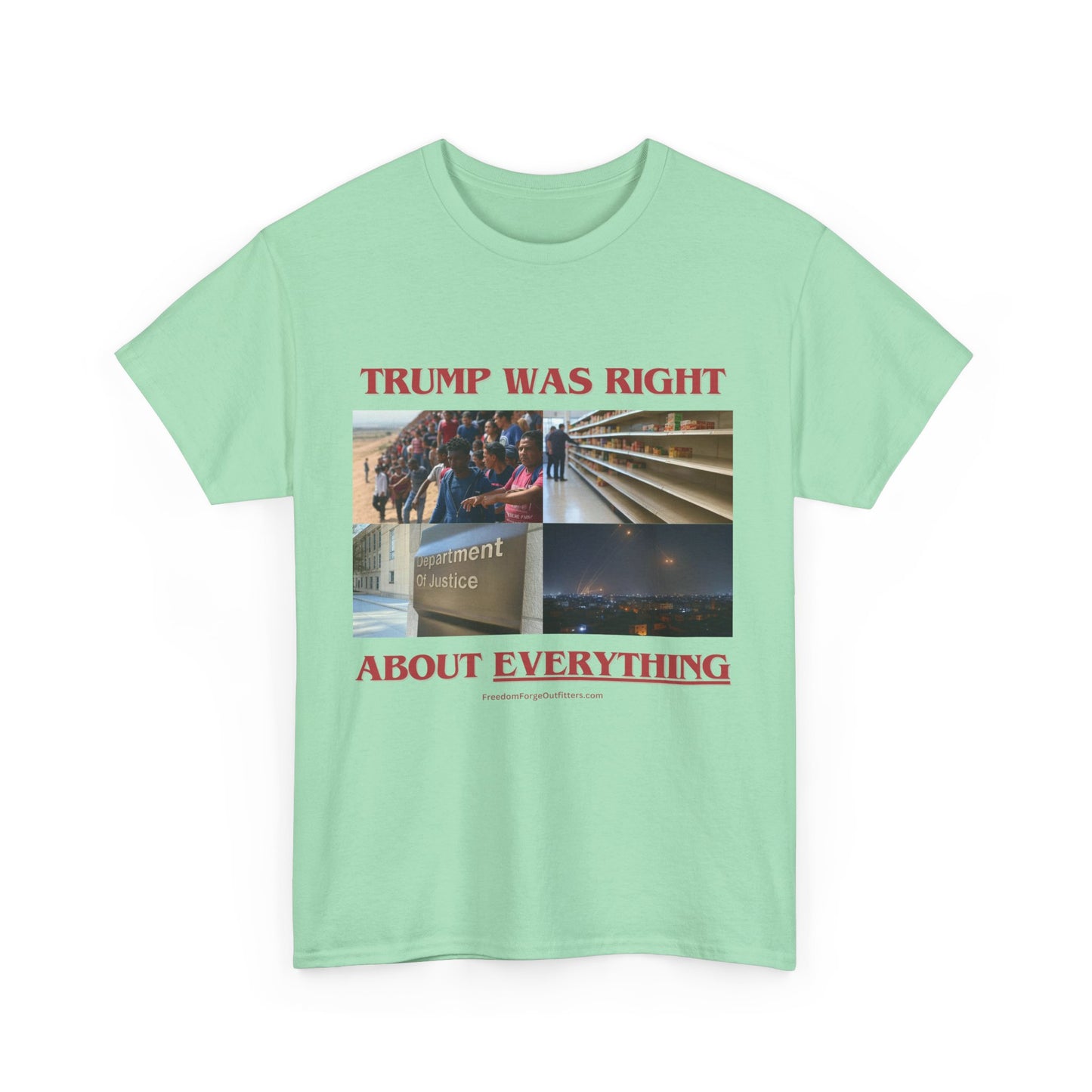 Trump Was Right About Everything T-Shirt – The Ultimate Statement Tee