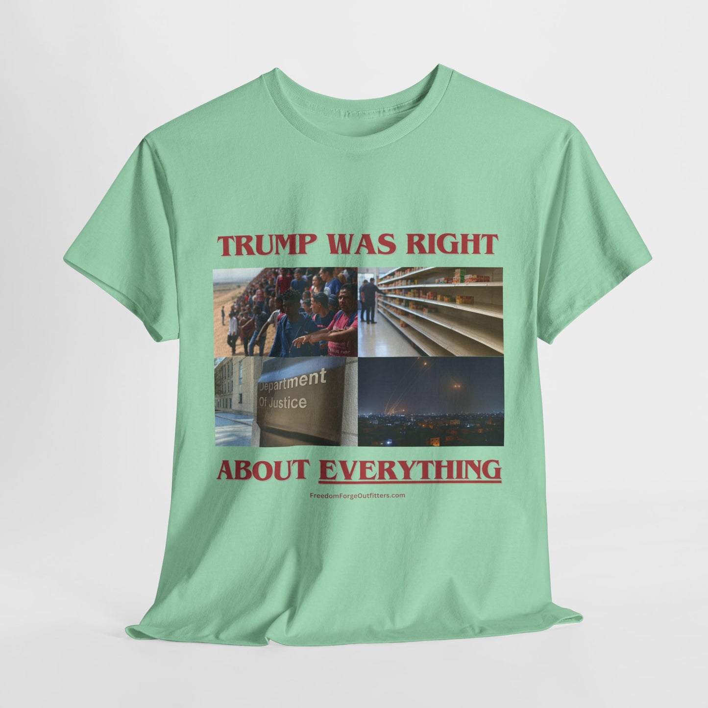 Trump Was Right About Everything T-Shirt – The Ultimate Statement Tee