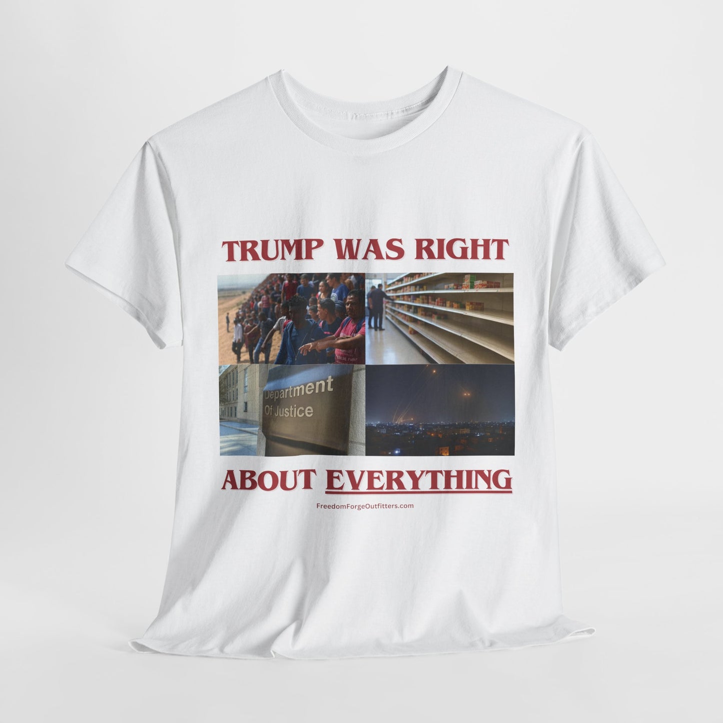 Trump Was Right About Everything T-Shirt – The Ultimate Statement Tee