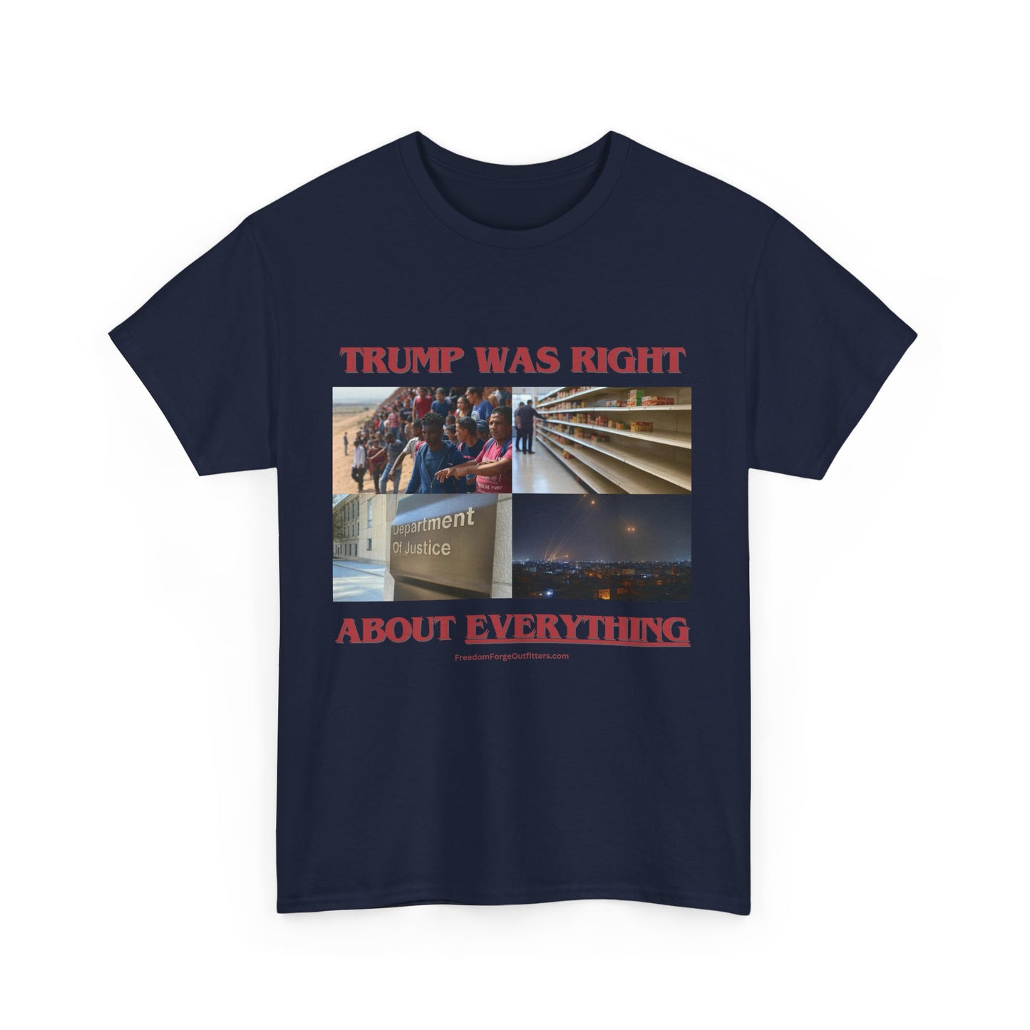Trump Was Right About Everything T-Shirt – The Ultimate Statement Tee