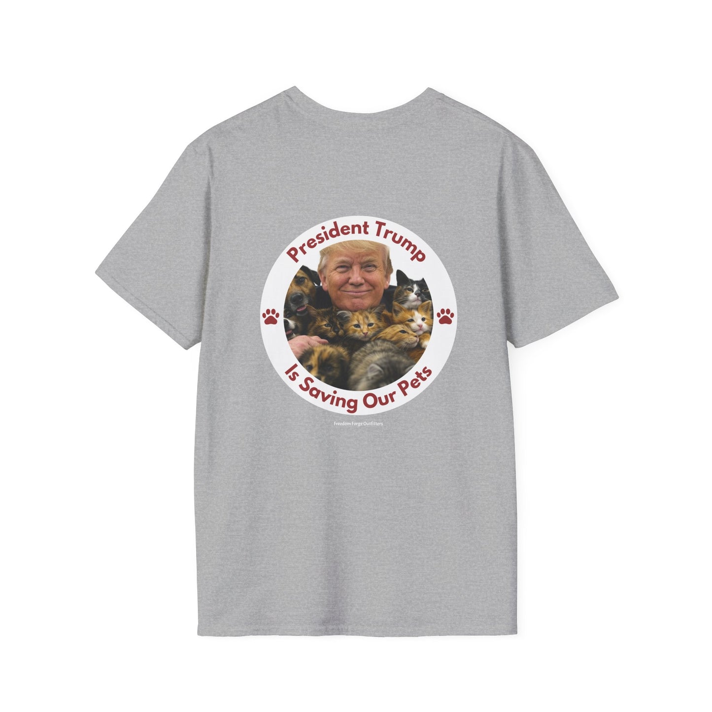 President Trump Is Saving Our Pets Pro-America T-Shirt