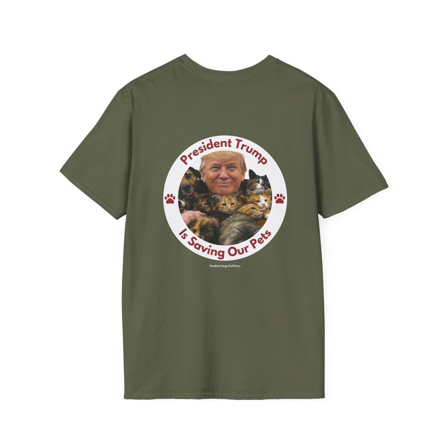 President Trump Is Saving Our Pets Pro-America T-Shirt